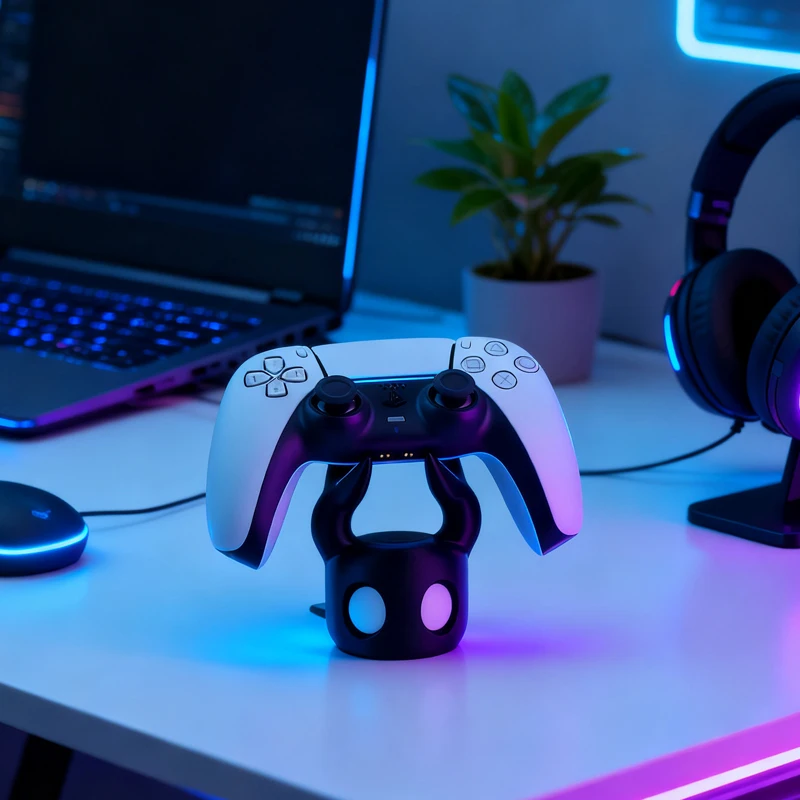 حامل وحدة تحكم ألعاب عالمي ساخن متوافق مع PS4/PS5/Switch Hollow Knight Theme ملحقات ألعاب عرض سطح المكتب الرائعة