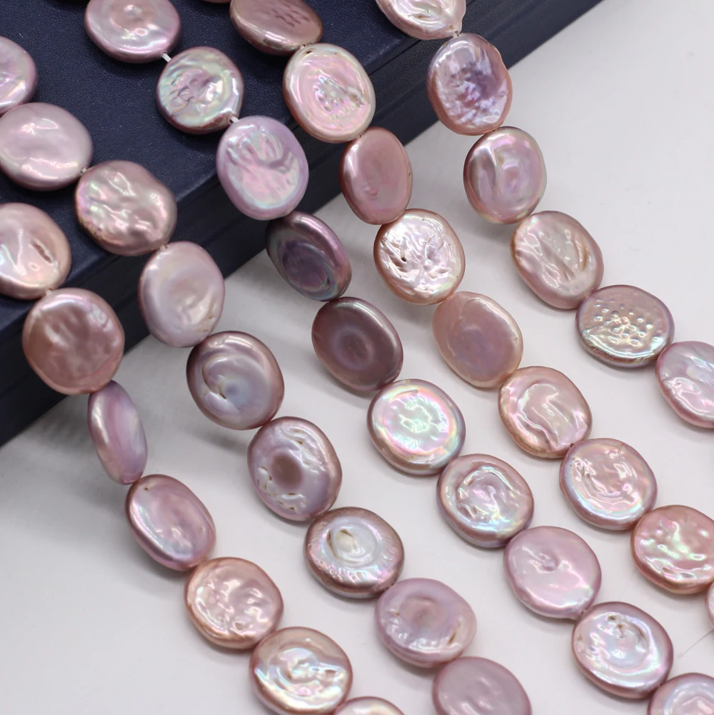 Natural Freshwater Pearl Beading Geometry Spaced Isolated Loose Beaded for Jewelry Making DIY Bracelet Necklace Accessories Gift