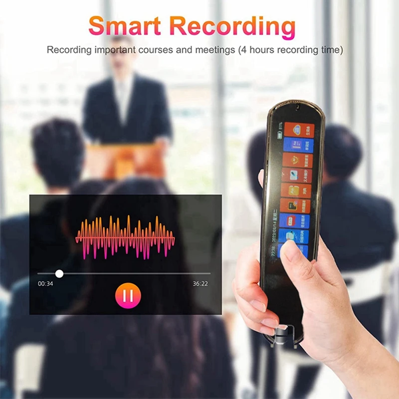 جديد-2X قلم قارئ المسح المترجم والقراءة لعسر القراءة التوحد الذكية مسح الصوت المترجم القلم 134 لغة