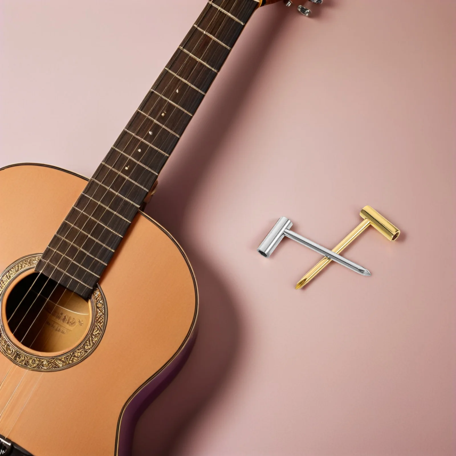 

2 Pcs Guitar Accessories Supplies Neck Wrench Truss Chic Tuning Tool Action Adjust