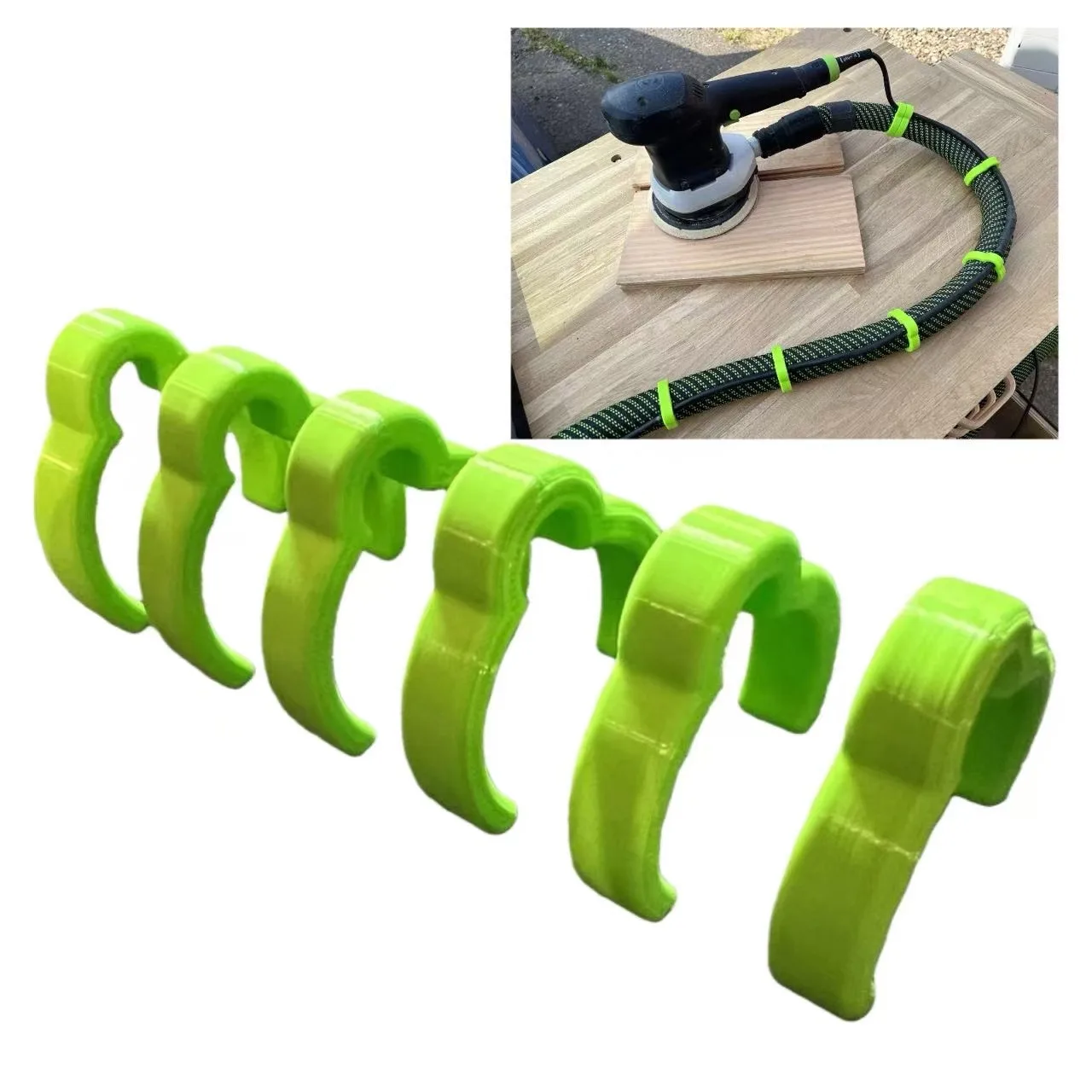 

Зажим для горла для спиральных шлангов Festool для антистатического шланга диаметром 27 мм CT Vac и Plug-it — набор из 6/8/12/20