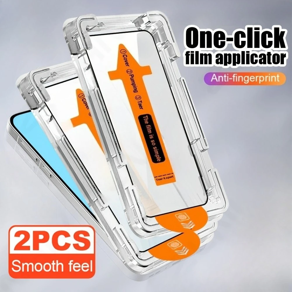 2 Stück HD Clear Displayschutzfolie für Samsung Galaxy S25 S24 S23 Ultra S22 S21 Plus S25 Edge S24 S23 FE Einfache Installation gehärtetes Glas