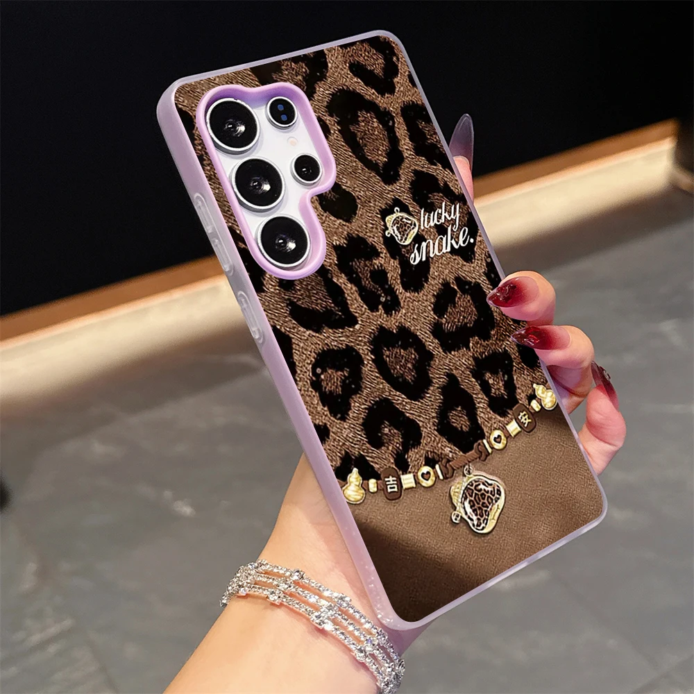 Für Samsung Galaxy S21 S26 S25 S24 S23 S22 Ultra Plus FE Hülle Luxus Leopardenmuster Cover Für A37 A36 A54 A55 A56 Staubdichte Schutzhülle – Detail 9