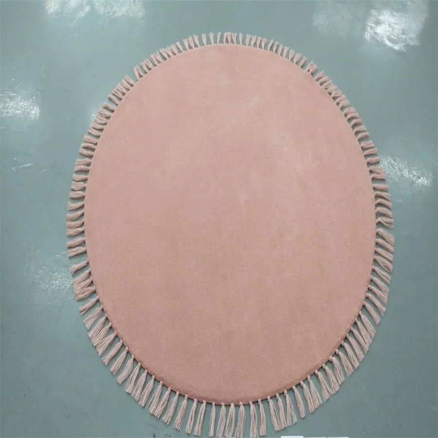 Home Carpet Silk Carpet Handmade Modern Geometric Abstract Design Rug Hand Custom 3d Carpet China for Home Decorative 1 Piece