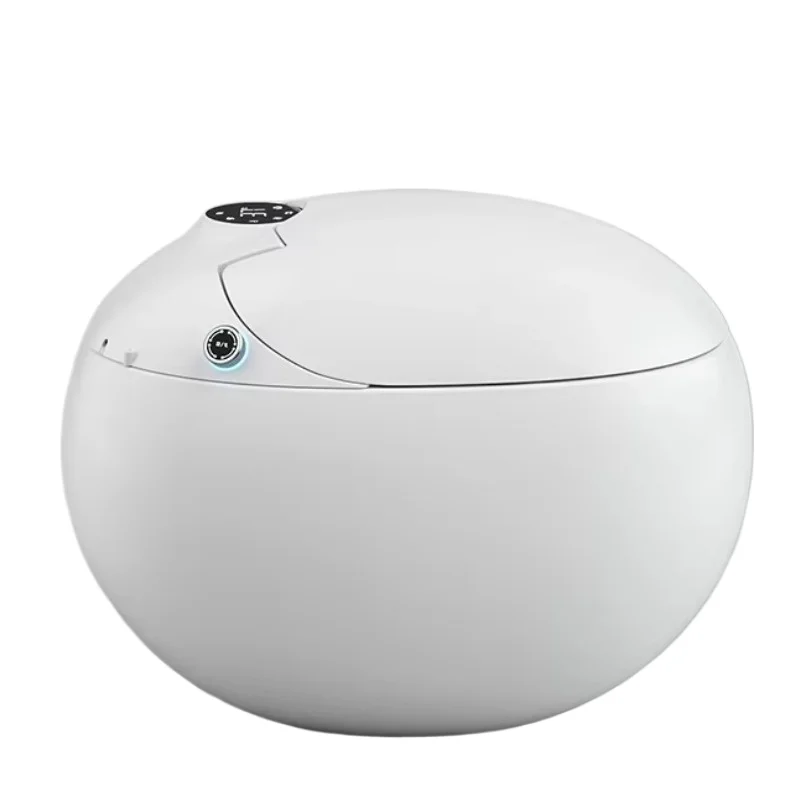 

New Premium Egg-Shaped S-Trap Smart Toilet Sanitary Ware and Remote Control Bathroom Accessories