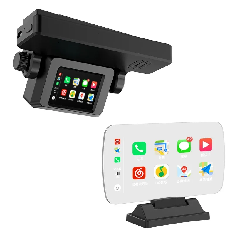 H10 HUD Universal Head-up Display GPS Wireless CarPlay Auto Navigation & TPMS HD Smartphone Screen Projection Display