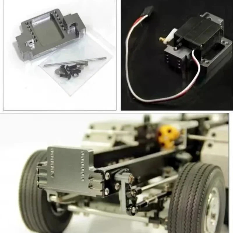 

Chia Tai model 1/14 metal front beam car shell can be moved up, down, front and rear fixed, suitable for Tamiya tractor car