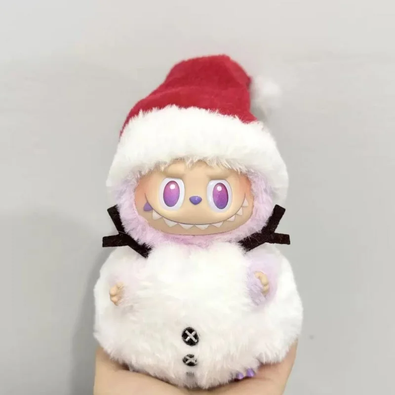 2025 Nuovo 15 17 centimetri Per Labubu Costume Cosplay Modificabile Fatto A Mano Costume Di Natale Pupazzo di Neve Albero Di Natale Accessori di Abbigliamento