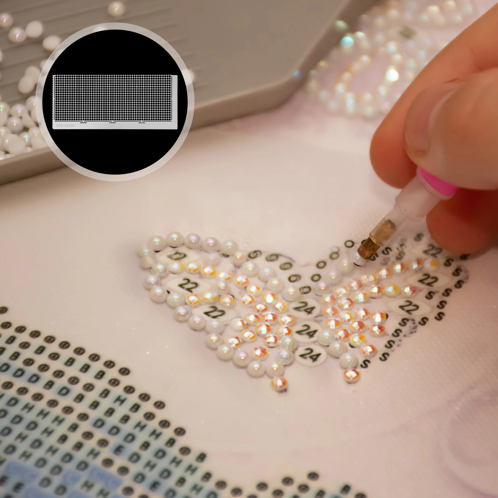 

Tool DIY Ruler Stick Artifact Cross Stitch Drawing Stainless Steel Crafts