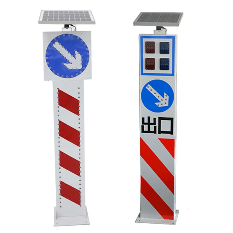 All-Weather Solar Powered LED Flash Traffic Warning Sign for Speed Limiting Reminder