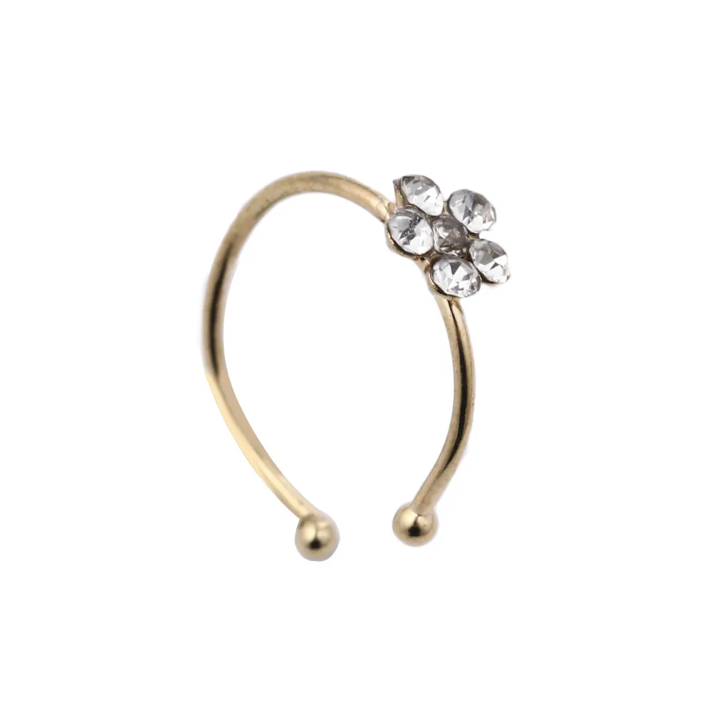 Surgical Trendy Cartilage Ear Piercing Ear Hoop Lip Ring Nose ring Jewelry Body Piercing Fashion Accessories