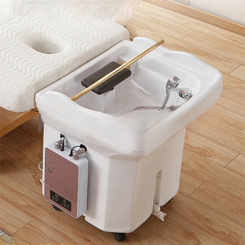 Stylist Beauty Salon Chair Hair Head Spa Shaving Japanese Shampoo Chair Hairdressing Treatment Cadeira Salon Furniture