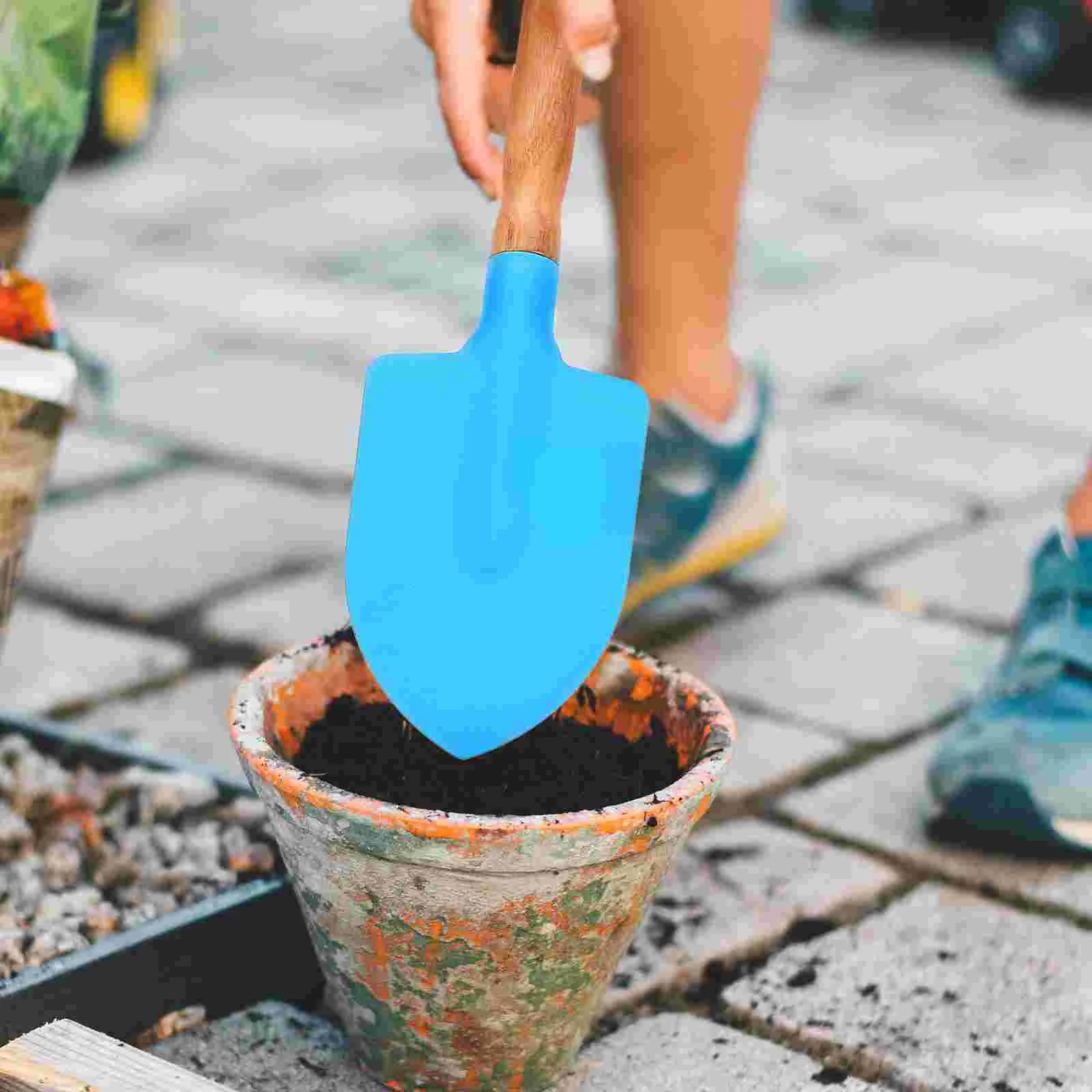 Herramientas de jardín de tamaño derecho para niños, juguete Adorable de bambú, manos pequeñas, jardinería en el patio trasero, 3 uds.