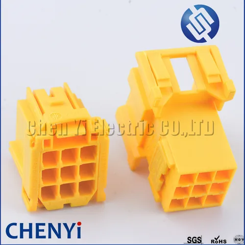 Imagen 2 del producto Conector de amplificador de potencia de automóvil de 9 pines/vías enchufe de amplificador de Audio automotriz enchufe de arnés de cableado 8- 968971 -1 1- 967626 -1