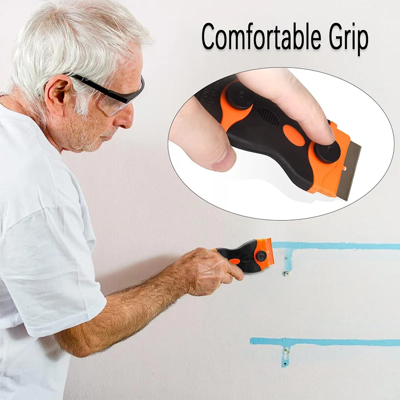 Cleaning Scraper Window Glass Ceramic Scraper Two Kinds Blade Plastic Handle Automotive Film Sticker Remover