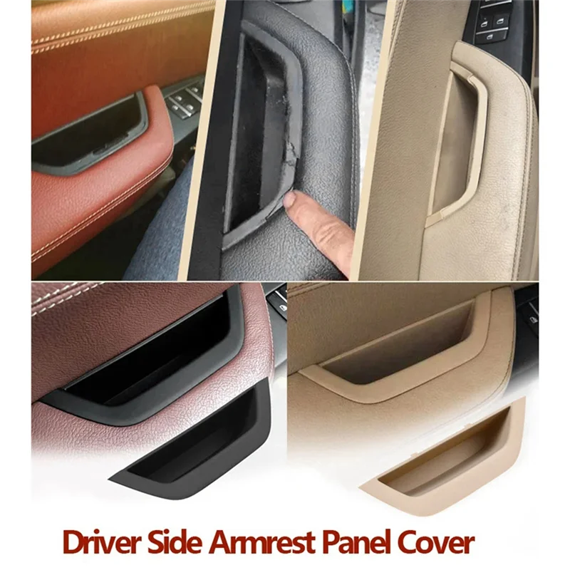 

Classy-Right Hand Drive Car Inner Door Handle With Leather Door Handle Assembly For BMW X3 X4 F25 F26 2010-2016