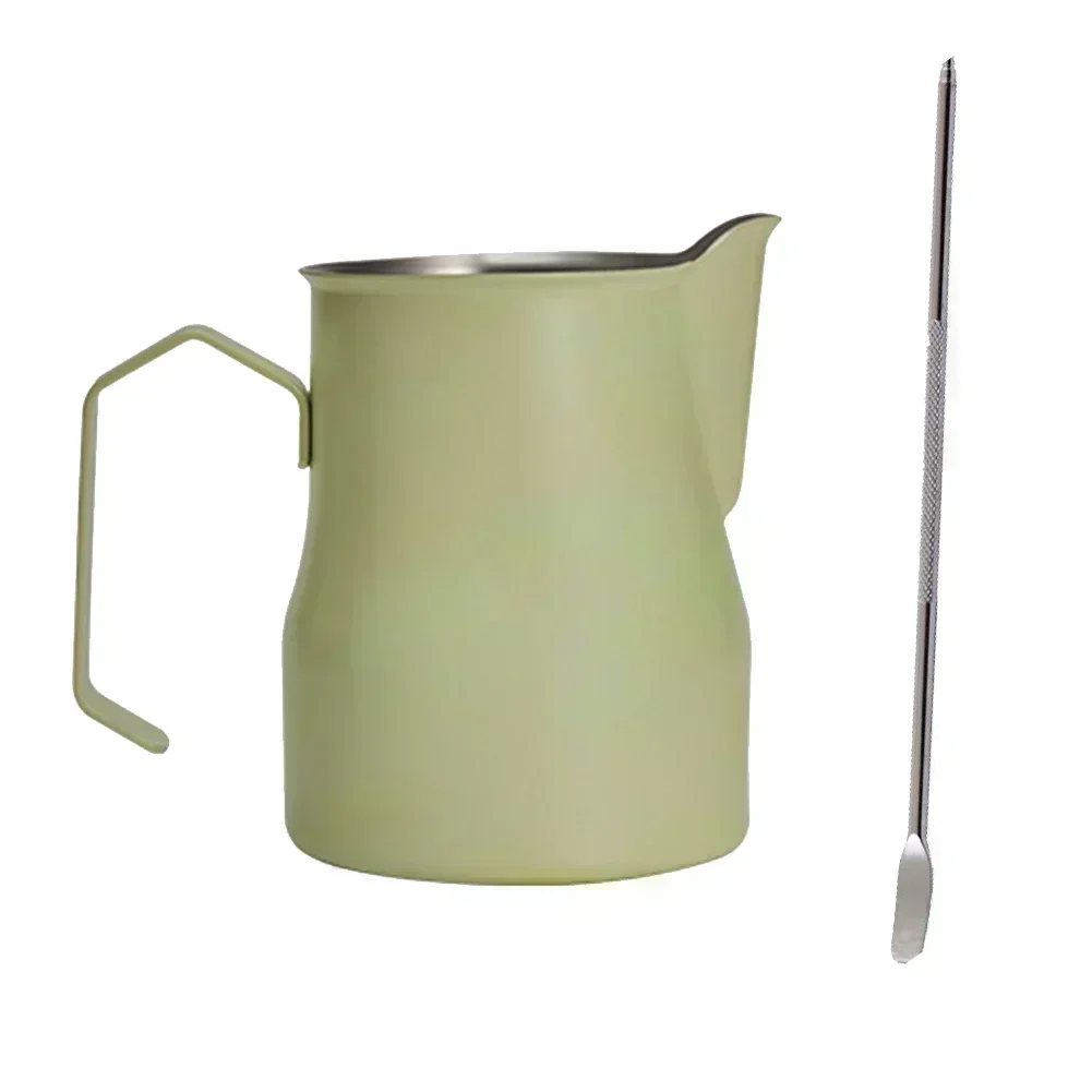 

Coffee Frothing Pitcher in Stainless Steel 450ml Capacity for Easy Steaming and Artistic Beverage Presentation