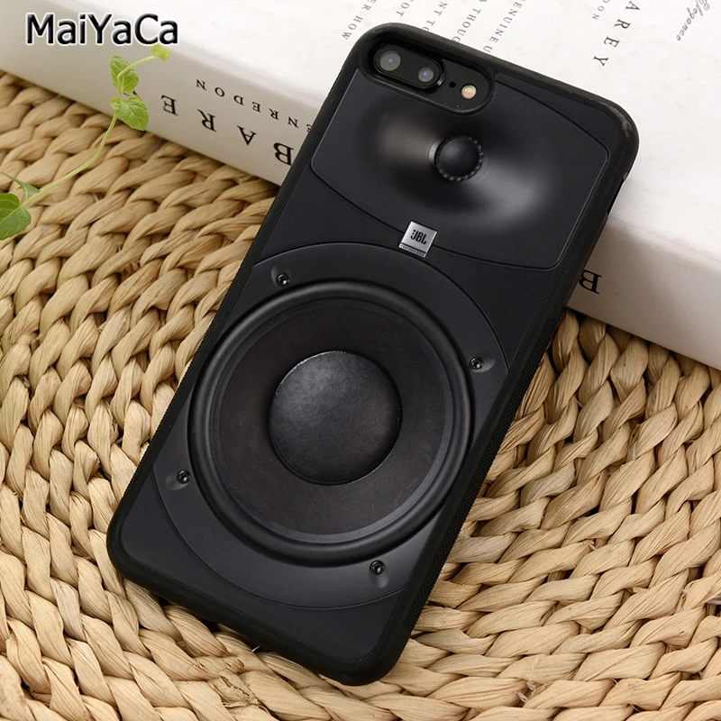 MaiYaCa Dj Speaker MUSIC Phone Case For iPhone 16 15 14 11 12 13 Pro MAX 6 7 8 Plus coque Shell