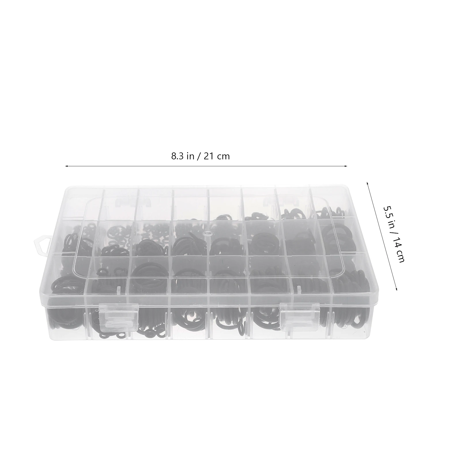 

740pcs Rubber O Sealing Ring Heat Resistant Corrosion Proof Black Boxed Multi Purpose Gasket For Car Door Window Ac Pump Home