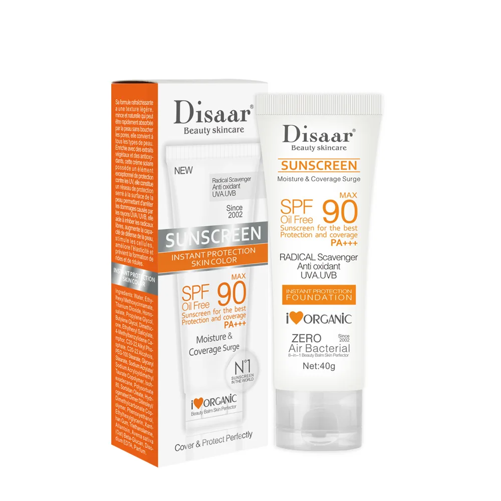 Disaar SPF90  Sun Cream  Moisturizing 40G 10PCS