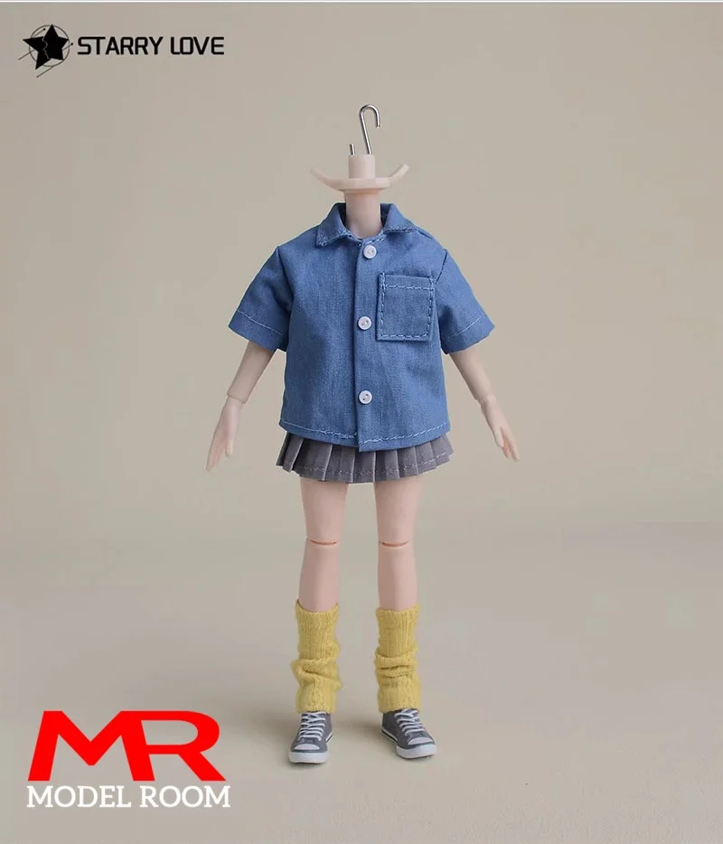 1/12 Scale Pleated Skirt JK Skirt Clothes Model Fit 6'' Romankey TBL Notaman ANT Female Soldier Action Figure Ashi 3.0 BJD Dolls