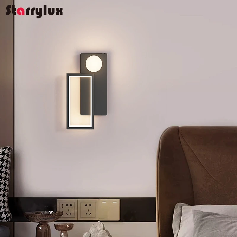 Eye Protection Wall Lamps, Dimmable Bedroom Night Lights, Modern LED Light for Room Decor