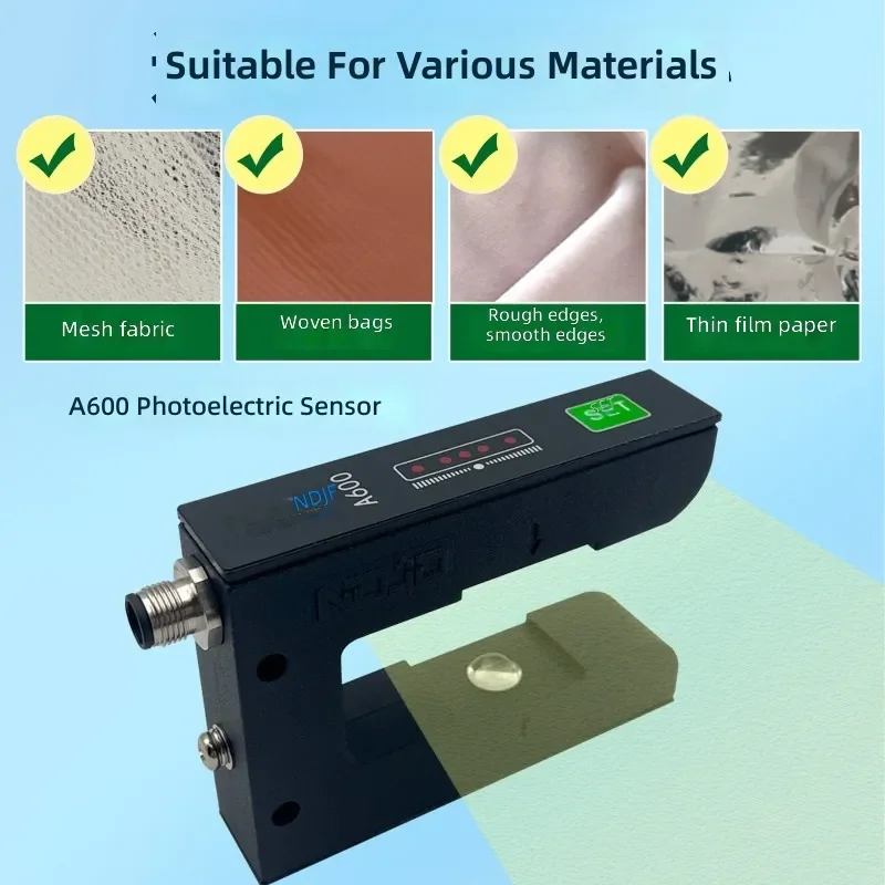 For A600 Photoelectric Correction Sensor PS-400S Paper Mask Non-woven Mesh Slot Type Electric Eye Photoelectric