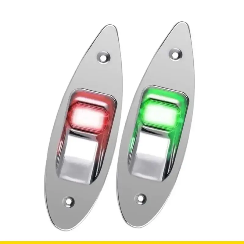 

SZCH Energy Efficient LED Navigation Lights for Boats Pontoons Fishing and Wildlife Compliance on Boats Marine Safety 1 Pair