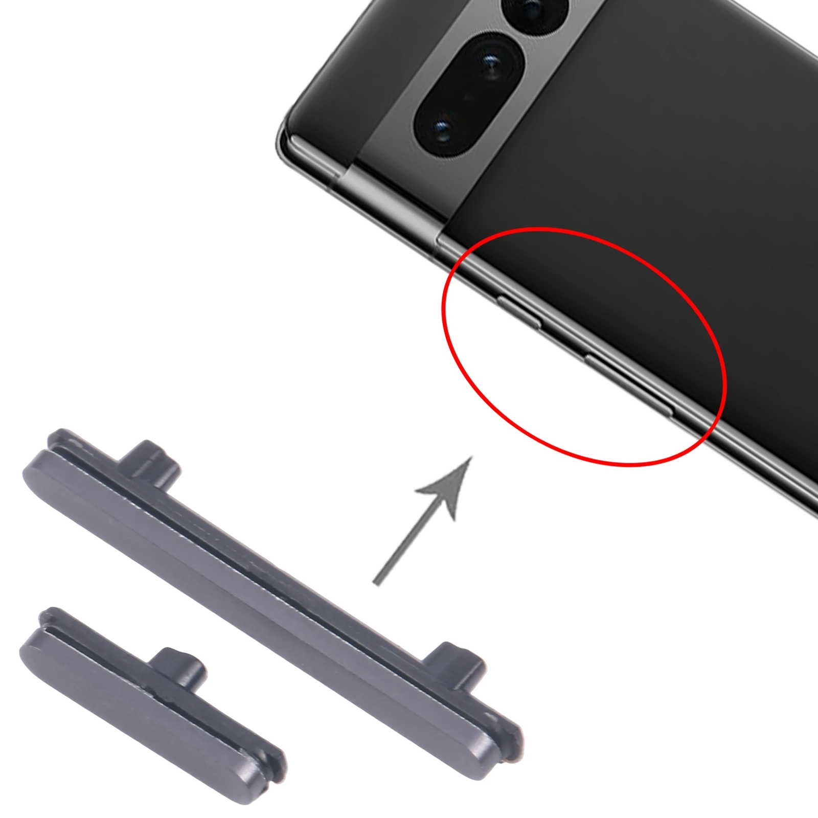 電源&音量ボタンコントロールボタンGoogle Pixel 7 Pro用携帯電話修理