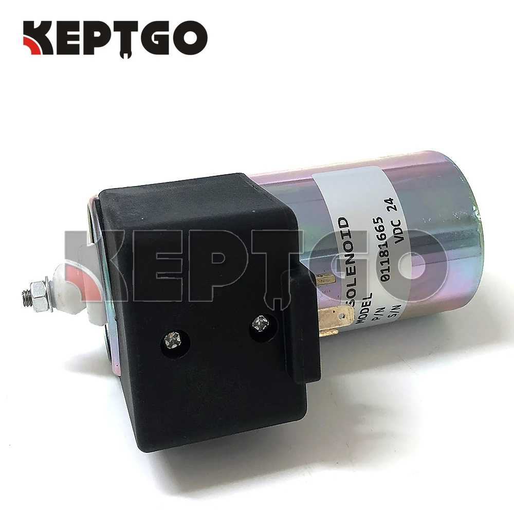 

24V 01181665 ShutOff Solenoid For Deutz BFL913 BF4L913 F4L913 BF6L913 BF6L913C 01179114