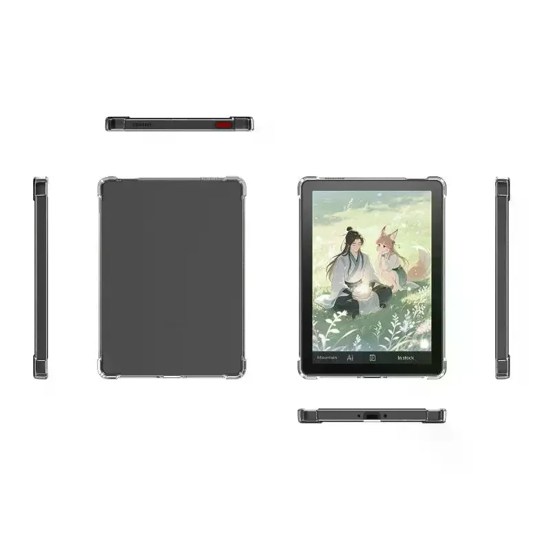 

For Bigme B6 EReaderTPU Case 6" Inch Tablet Back Cover Clear Ultra-Slim Shockproof Protective Cover Anti-Scratch