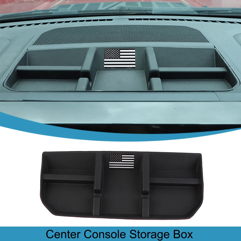 

Center Console Storage Box Organizer Tray for Ford F150 2021-2024 Dashboard Container Stowing Tidying Car Interior Accessories