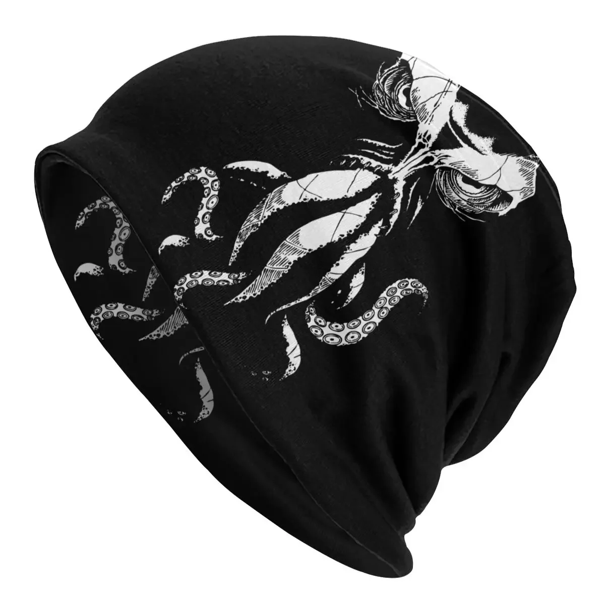 Cthulhu Wakes Skullies Beanies Cthulu Lovecraft Horror Necronomicon Chthulu Hats Outdoor Men Women Caps Dual-use Bonnet Knit Hat