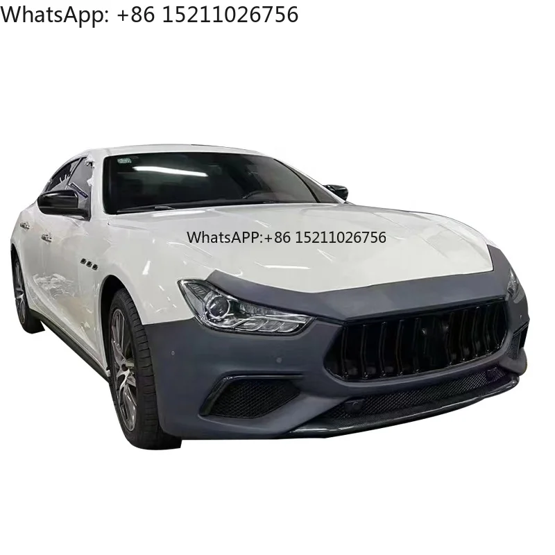 Parachoques delantero y trasero de coche barato del fabricante de China resistente para piezas del cuerpo del parachoques Maserati Ghibli envolvente