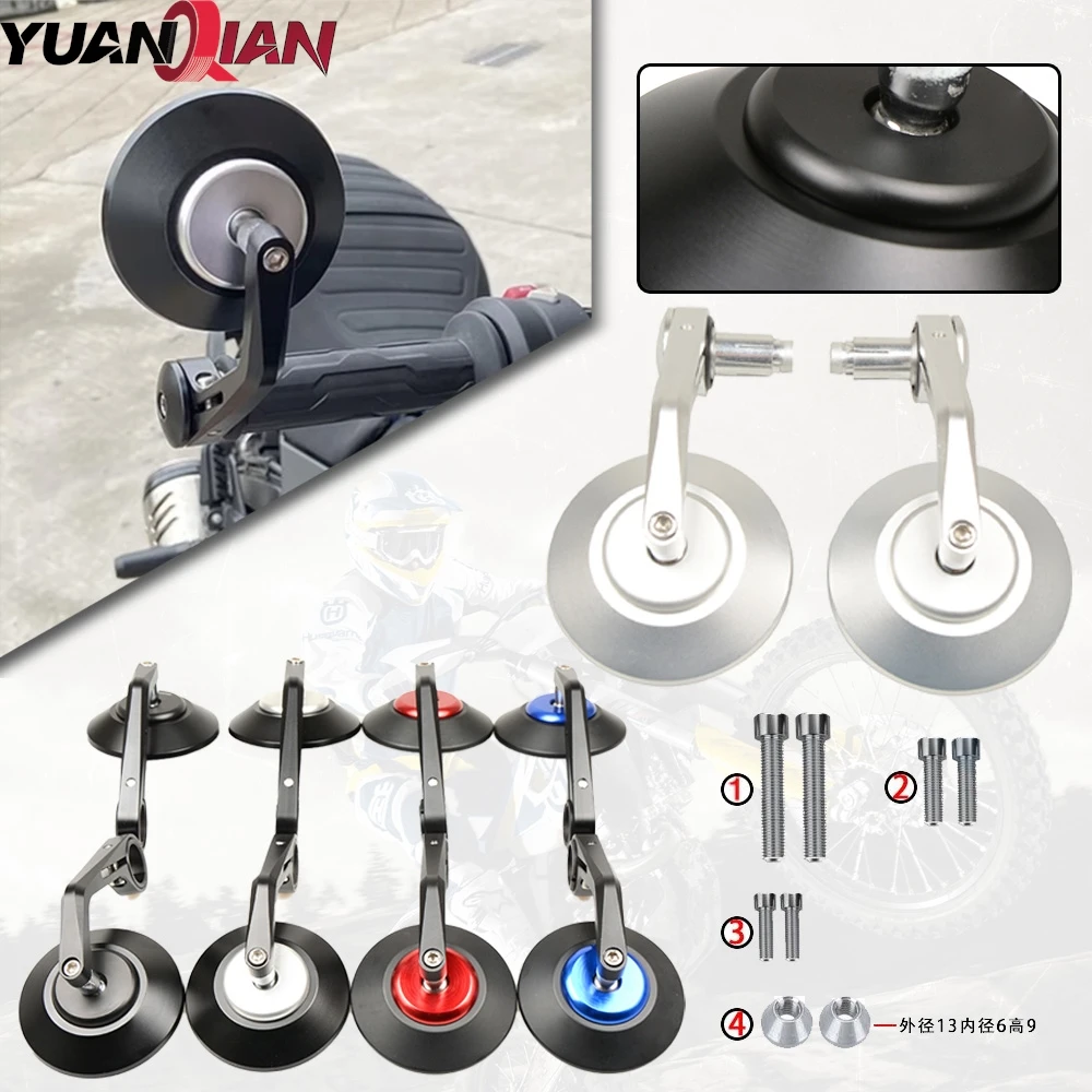 

For CFMOTO 700 CLX CLX700 CF700Motorcycle Retro Modified Handlebar Mirror Full Angle Folding Reversing Handlebar Rearview Mirror