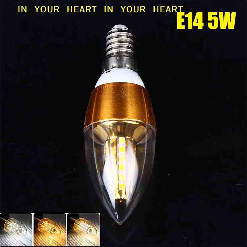 【X】 5W 7W Spotlight Bombilla Lampara Chandelier For Home Decor E14 E27 LED Retro Candle Bulb Light 220v Energy Saving Lamp
