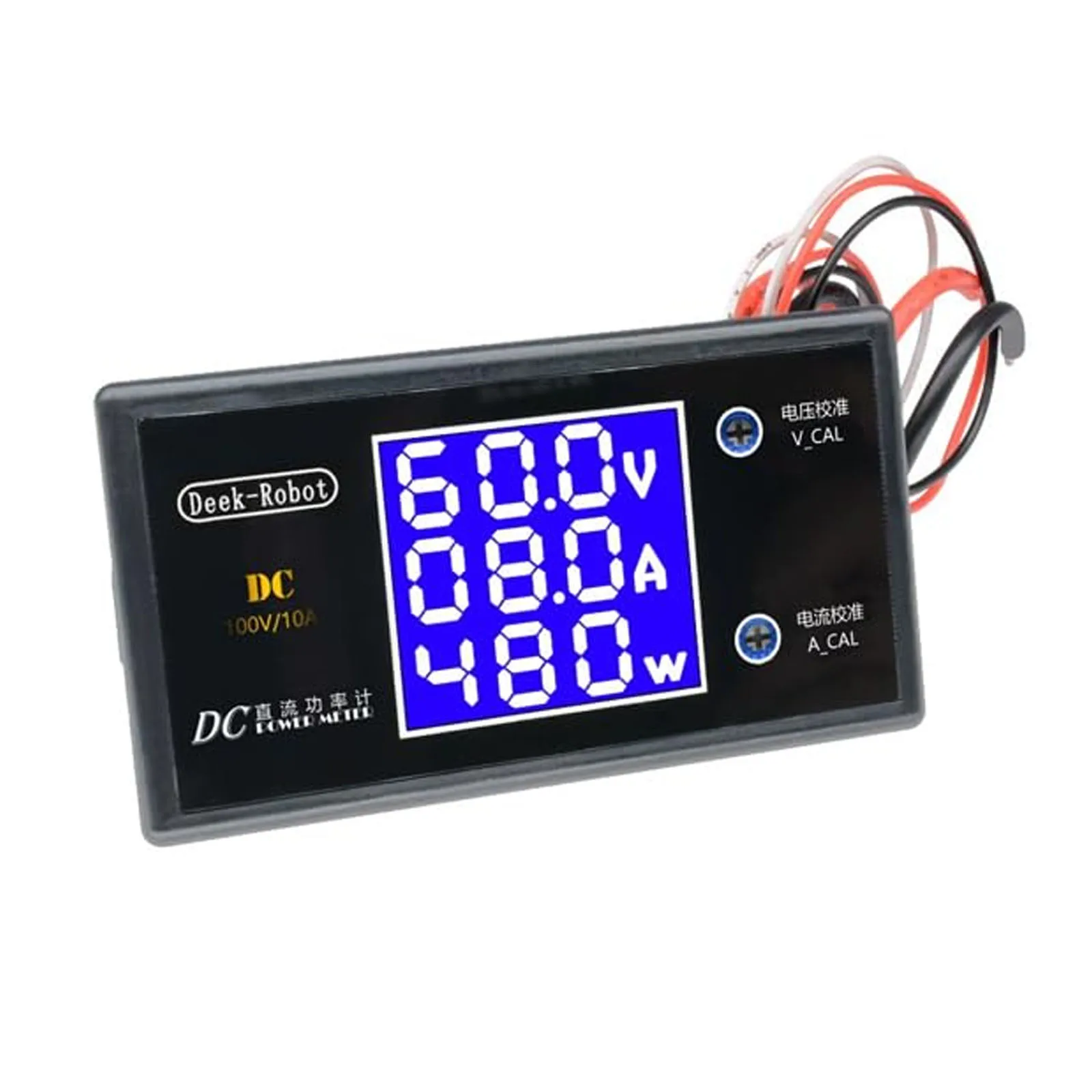 DC 0-100V 10A 1000W LCD Digital Voltmeter Ammeter Wattmeter Voltage Current Power Meter Volt Detector Tester Monitor