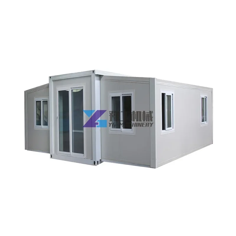 New Design Folding Box Activity Room Double Wing Folding Box Prefab House Mobile 40ft 20ft House Office