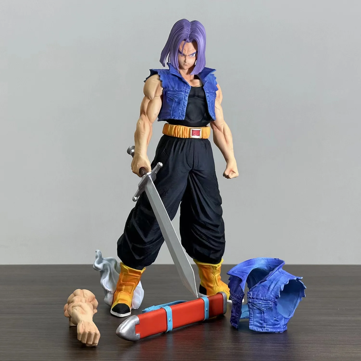 28cm Anime Dragon Ball Z Future Trunks Figure Trunks Action Figures PVC Statue Collection Model Toys for Children Gifts