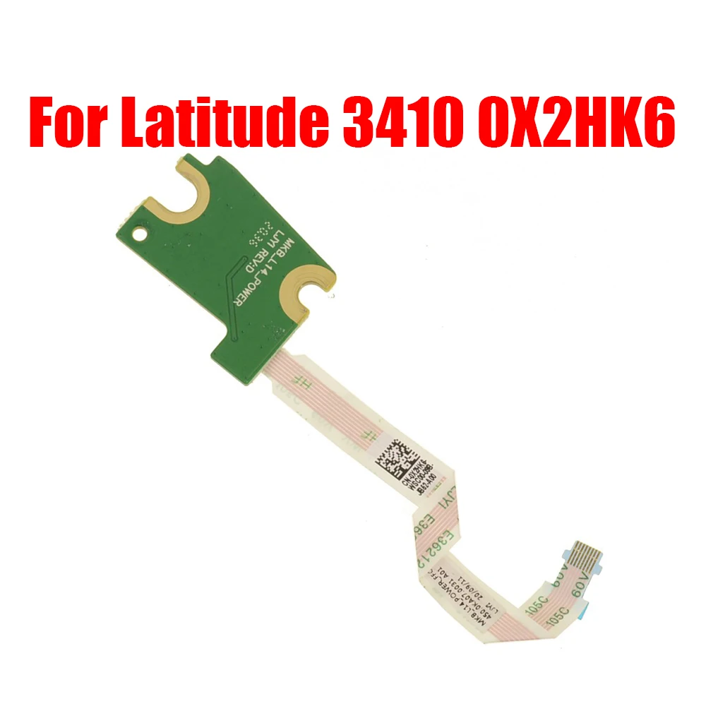 Laptop Power Button Board For DELL For Latitude 3410 0X2HK6 X2HK6 450.0KA07.0031 New