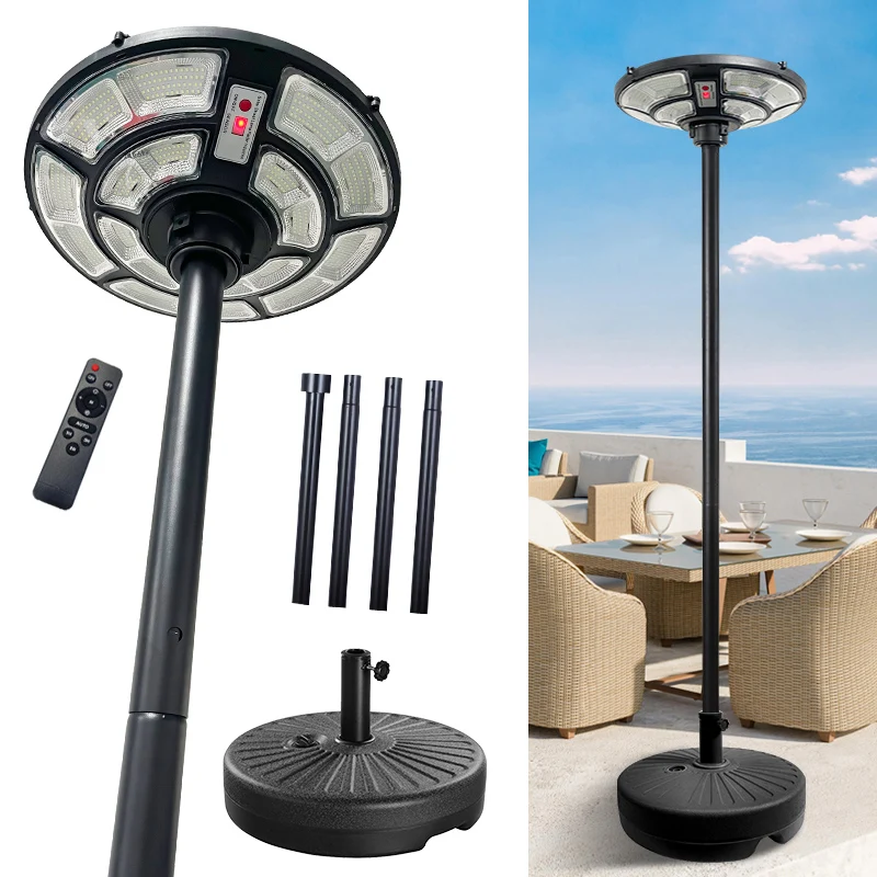 

Подвижный садовый светильник на солнечной энергии: водонепроницаемое, энергосберегающее наружное освещение для патио, заднего двора — простота установки, долговечное