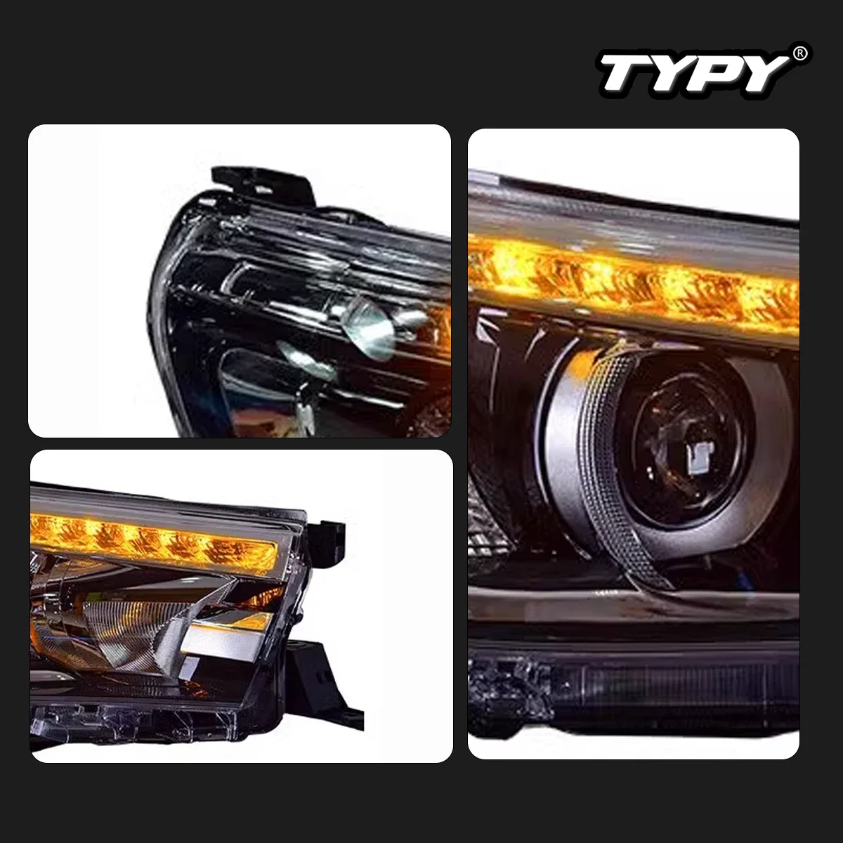 Car Accessories LED Headlights 2015 2016 2017 2018 2019 2020 2021 Head Lamps Front Lamp Assembly For Toyota Vigo Hilux Revo - Image 5