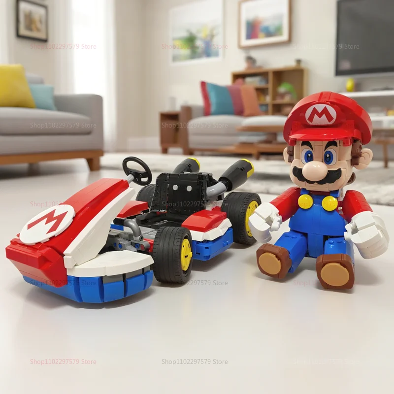 2025 جديد 1972 قطعة سباق السيارات اللبنات مجموعة التعليمية لتقوم بها بنفسك لعبة الطوب للأطفال الكبار عيد ميلاد هدية الكريسماس والديكور