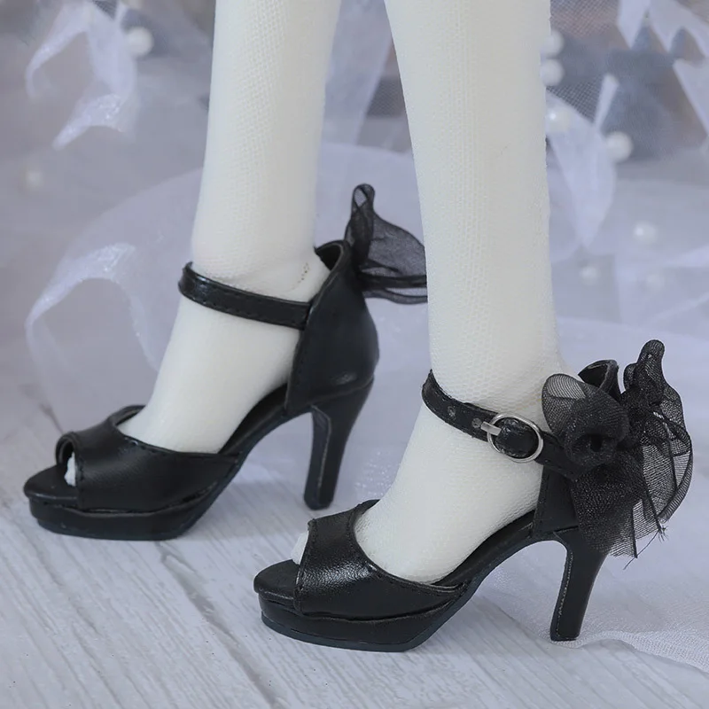 

BJD Doll shoes apply to 1/3 size SD high-heeled shoes bow flower sandals high-heeled shoes doll accessories