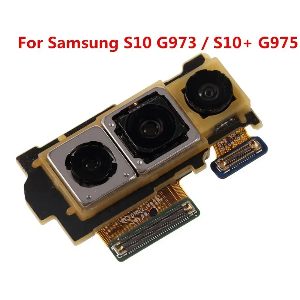 Rear Front Camera For Samsung Galaxy S10 Plus G973 G975 G973F G975F  Back Selfie Small Frontal Camera Module