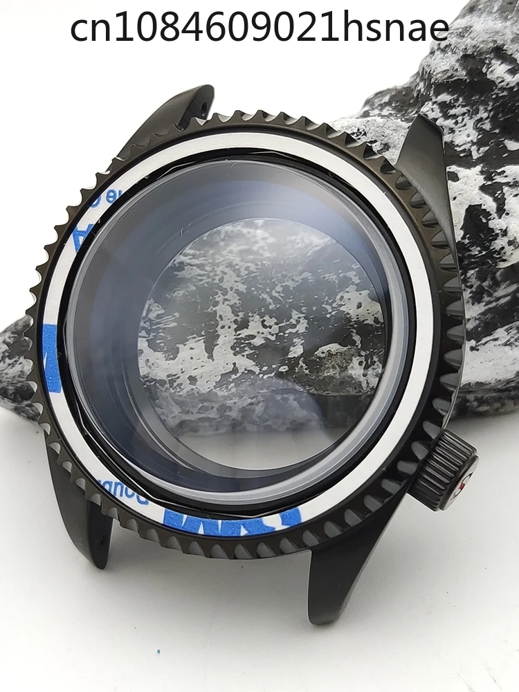 NH35 case, mechanical watch modified SK007 sapphire men's watch case for Seiko NH36 movement