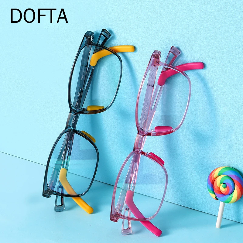 

DOFTA Anti Blue Ray Light Blocking Glasses For Children Kids Boy Girl Age 5-13 Computer Glasses Optical Glasses Frame 5769