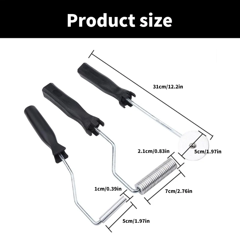 4Pcs Bubble Removing Hand Tool Set For Fiberglass Resin Leveling And Compaction