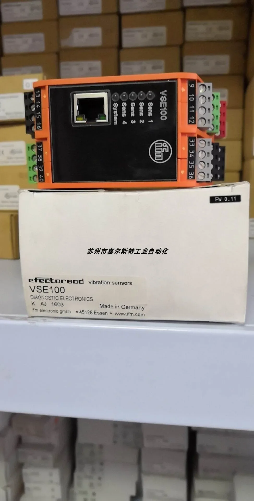 

2025.5 Brand New And Original, Yifumen IFM [Vibration Sensor VSE100] Welcome To Inquire.