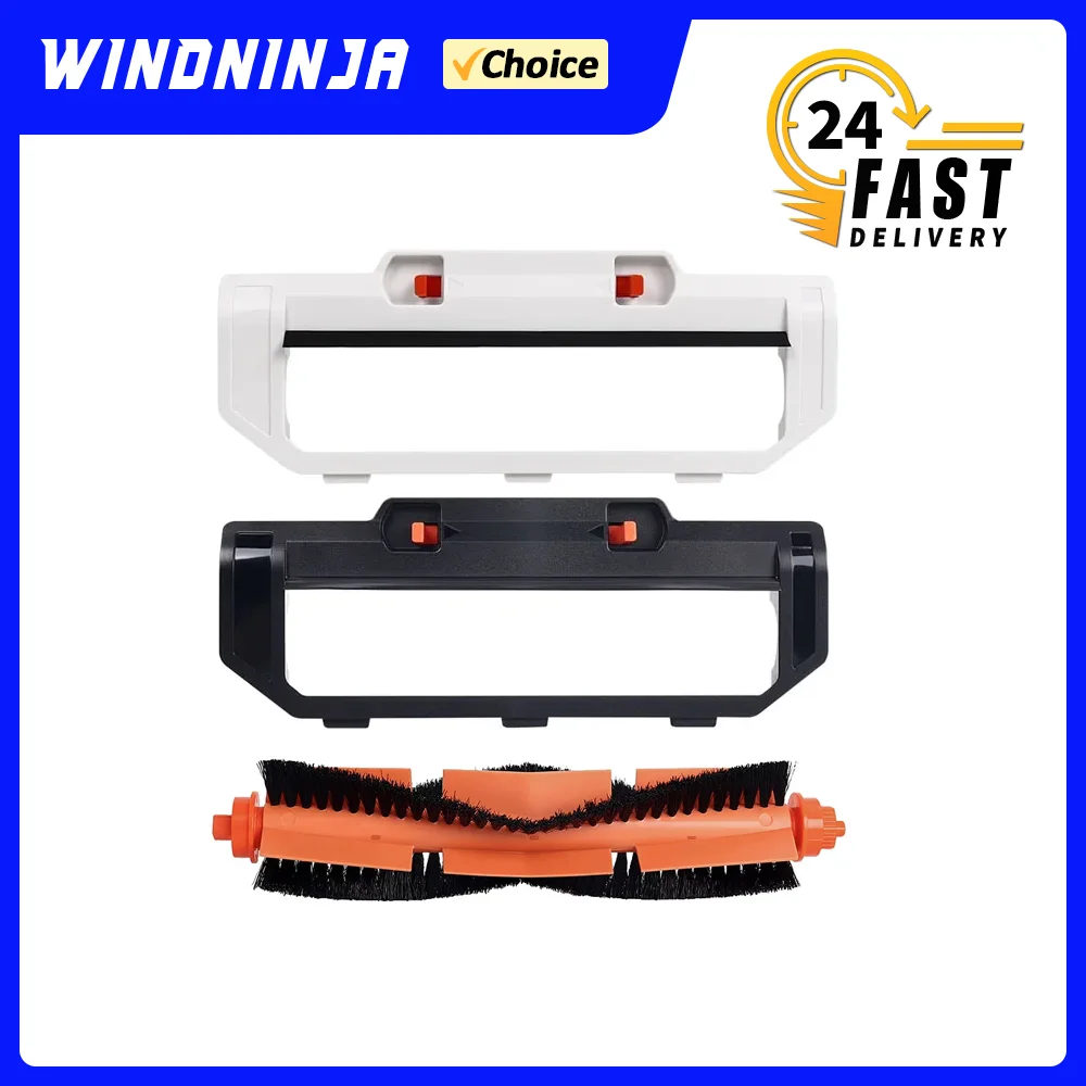 

Main Brush And Cover For Xiaomi Mijia STYTJ02YM 3C 2S S10 B106GL S12 T12/Mop 2S/Pro Sweeping Robot Anti Tangle Perfect Fit Parts